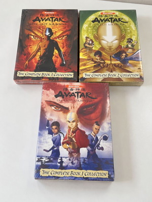 Avatar The Last Airbender πλήρης σειρά DVD συλλογή, μεταγλωττισμένη