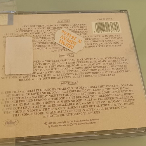 Frank Sinatra The Capitol Years 3CD new, jazz