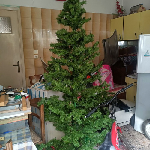 Christmas tree like new, height two meters