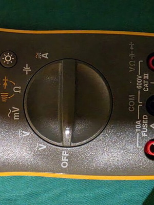 Fluke 107 multimeter, max voltage 600V