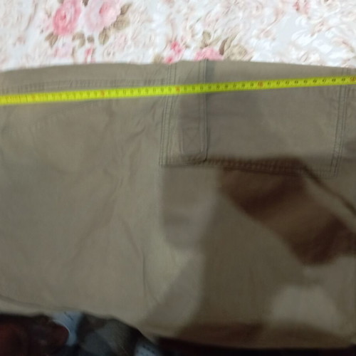 Men's Bermuda shorts used, camel color size XXL