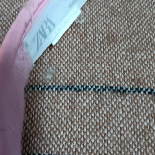 Zara pink visor hat used accessory