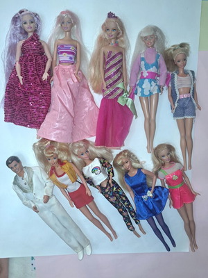 Barbie vintage κούκλες πακέτο 10 σαν καινούργιο
