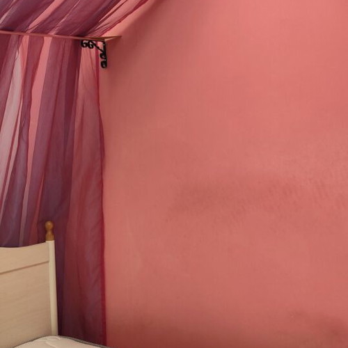 Mosquito net pink with purple like new