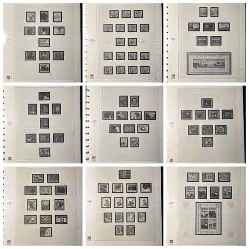 Safe Dual Stamp Album like new with 34 presentation pages