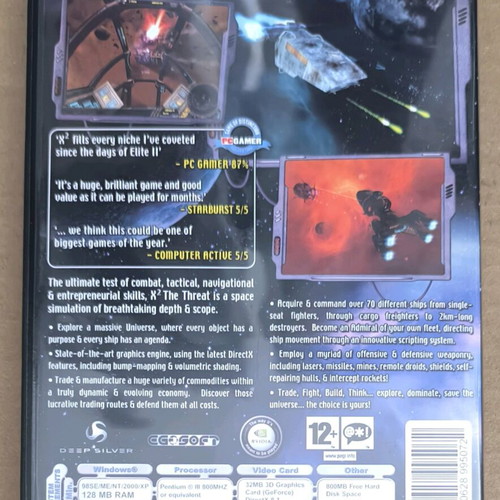 X2 The Threat PC game like new, Egosoft Deep Silver