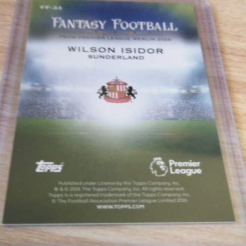 Fantasy Football Topps player cards Crysencio Summerville and Wilson Isidor