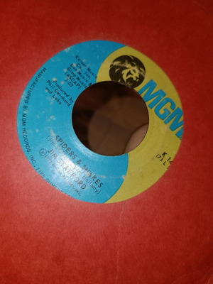 45rpm δίσκος Jim Stafford undecided & spiders and snakes μεταχειρισμένος