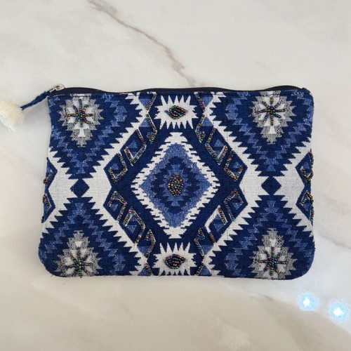 Envelope bag used blue 24x16 cm