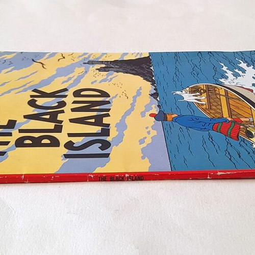 Tintin The Black Island used, English