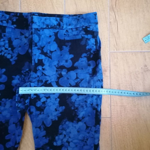 Banana Republic pants new, size UK12 US10 L, blue and black