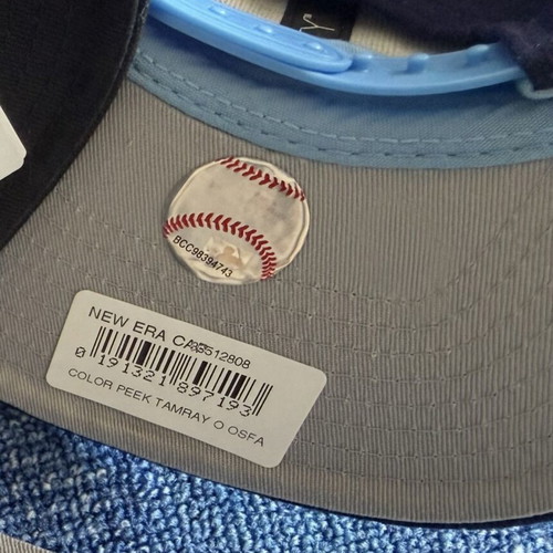 New Era 9fifty MLB Tampa Bay Rays cap new, one size, blue