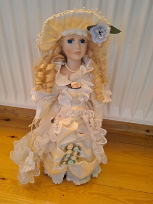 Porcelain doll 43cm