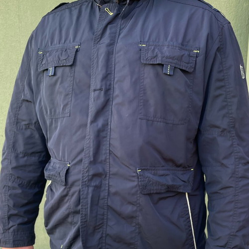 Monte Napoleone navy blue jacket used, XXXL, spring autumn