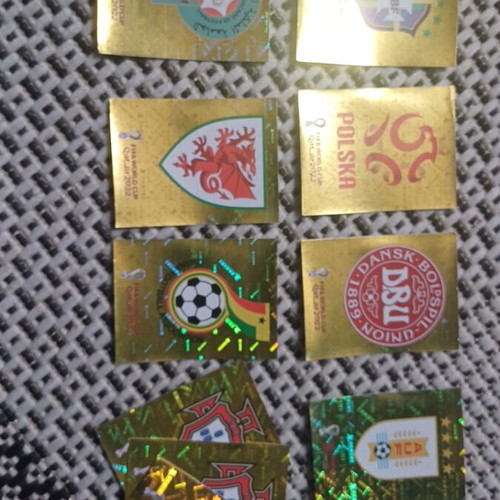 Special Panini Qatar 2022 stickers like new, pack of 19