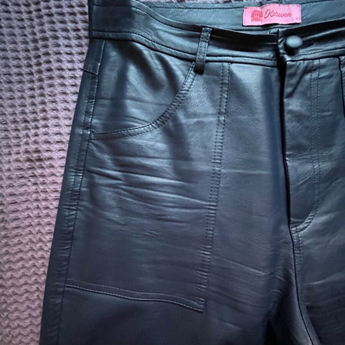 Karavan viscose pants size M used, blue