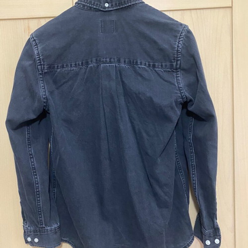 Zara black denim men's shirt small like new