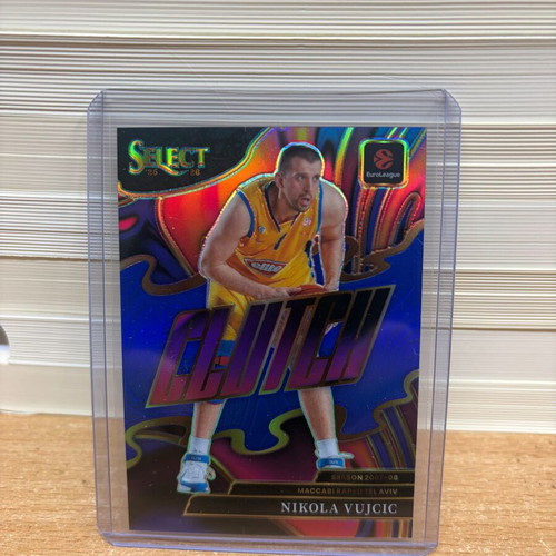Nikola Vujcic 2025-26 Panini Select EuroLeague Blue Clutch Card new