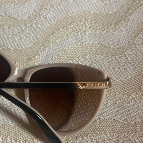 Ralph Lauren sunglasses used, authentic cream acetate