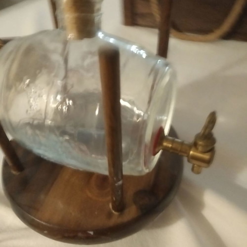 Wooden decorative item new for filling alcohol