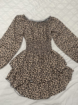Mini Leopard Dress like new from Italian Boutique