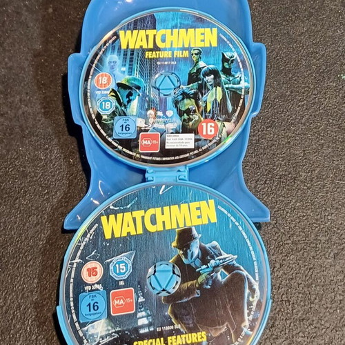 Watchmen 2-Disc Special Dr. Manhattan Edition Blu-Ray used, collectible packaging