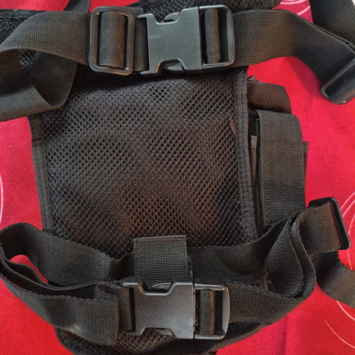Polo Gun Tactical thigh and waist bag, black