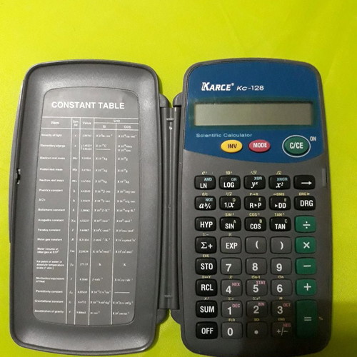 Calculator used, scientific calculator