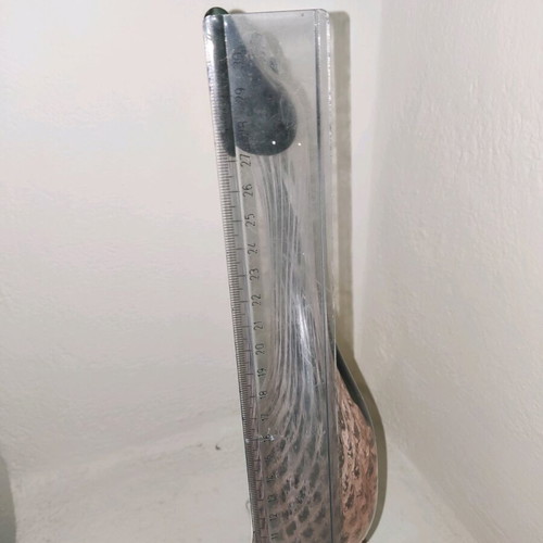 Murano large swan 32 cm like new, crystal decoration