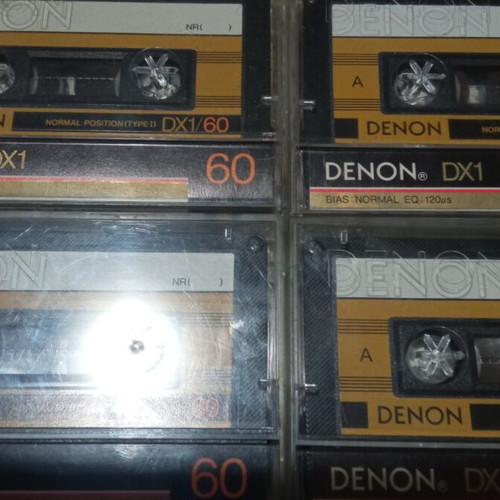 Denon Dx1 Japan cassette tapes used, pack