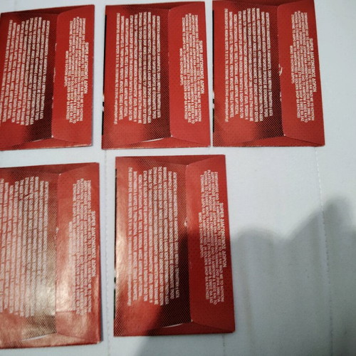 Golden Shop used, 5 sealed packets