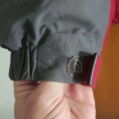 North Face winter jacket used, size L, red-gray
