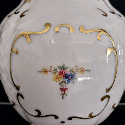 Vintage Seltmann Weiden Bavaria vase with lid