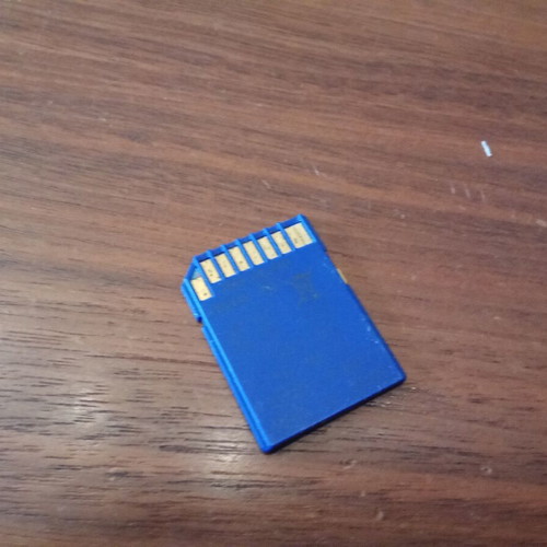 Kingston SD card 1GB not working, spare parts