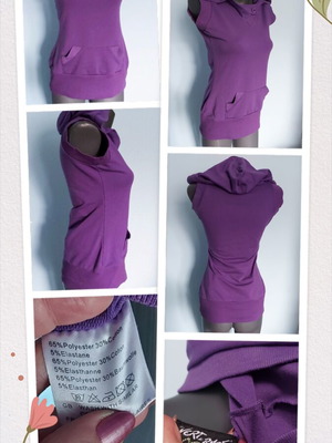 Vert de rage purple hooded sweatshirt like new, sizes S-L