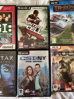 PC games used, pack of 6