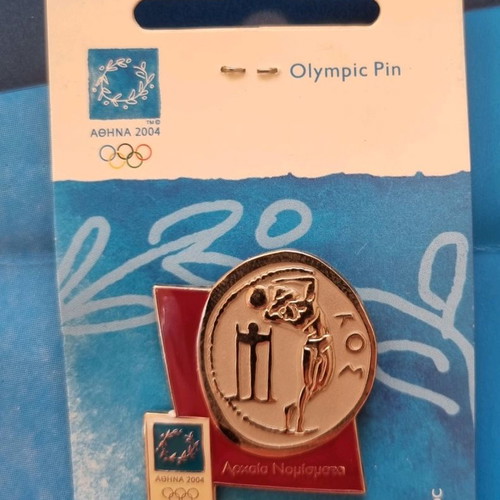 Athens 2004 pins new, ancient coins series set of 7