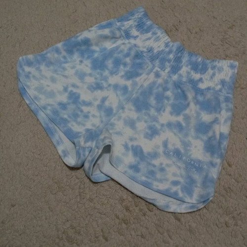 Pijama shorts like new, white and blue