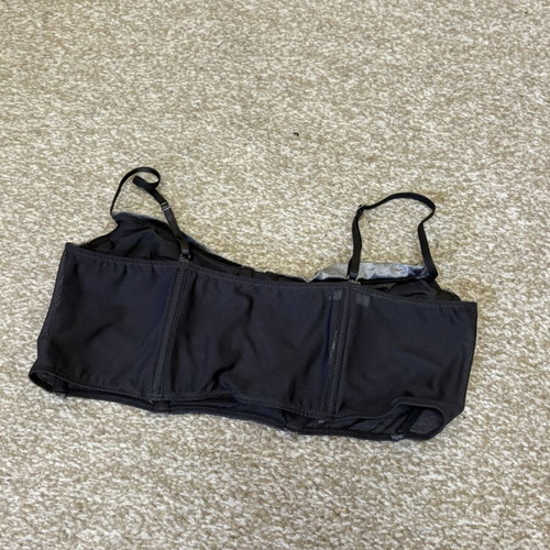 Stradivarius gray corset size L like new with transparency