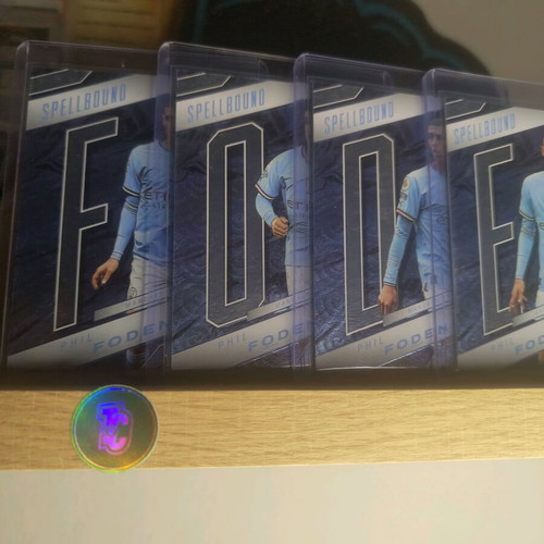 Phil Foden Elite Donruss Spellbound cards like new, complete set of 5