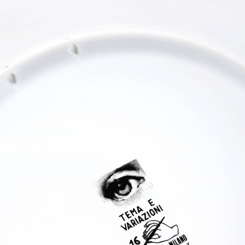 Fornasetti πορσελανινο διακοσμητικό πιάτο μοντέλο 16 καινούργιο