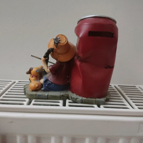Piggy bank used with original design and bottom opening