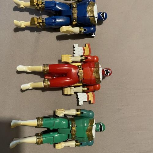 Vintage Power Rangers Zeo 1996 Bandai set of 3 figures