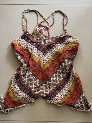 Boho summer shirt Stradivarius like new, multicolor, sizes S M L