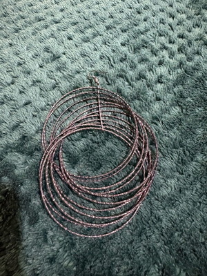 Earrings like new, silver