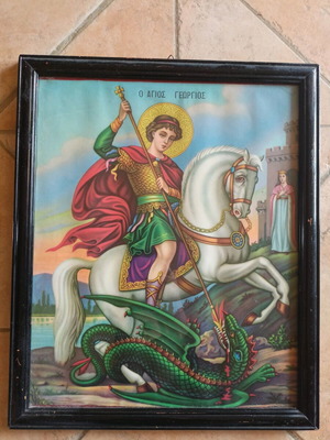 Saint George Frame used 42x35cm