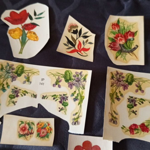 Vintage decals pack of 15 used