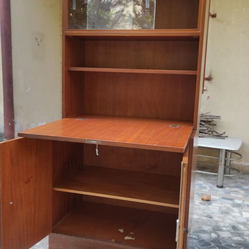 Bookshelf desk from 1982 like new, ideal for laptop use