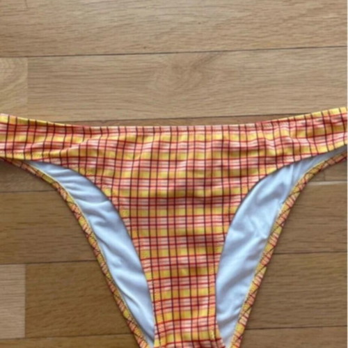 Calzedonia bikini set, yellow checkered, size M