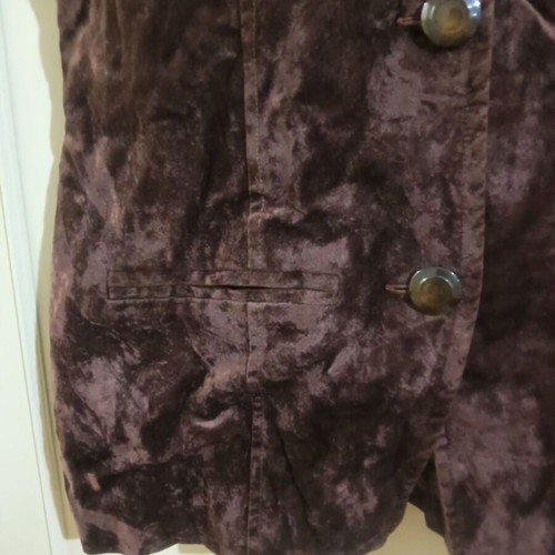 Velvet vest jacket Small size